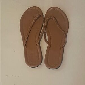 SHEIN Brown Braided Strap Sandals